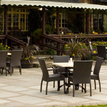outdoor wicker chairs hotel
